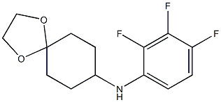 N-(2,3,4-trifluorophenyl)-1,4-dioxaspiro[4.5]decan-8-amine Struktur