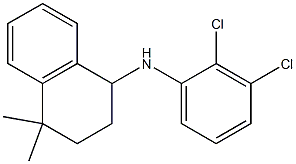 N-(2,3-dichlorophenyl)-4,4-dimethyl-1,2,3,4-tetrahydronaphthalen-1-amine Struktur