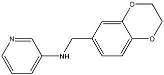 N-(2,3-dihydro-1,4-benzodioxin-6-ylmethyl)pyridin-3-amine Struktur