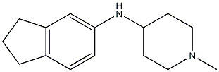 N-(2,3-dihydro-1H-inden-5-yl)-1-methylpiperidin-4-amine Struktur