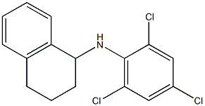 N-(2,4,6-trichlorophenyl)-1,2,3,4-tetrahydronaphthalen-1-amine Struktur