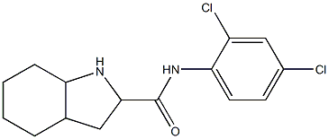 N-(2,4-dichlorophenyl)-octahydro-1H-indole-2-carboxamide Struktur