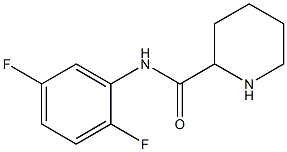 N-(2,5-difluorophenyl)piperidine-2-carboxamide Struktur