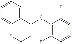 N-(2,6-difluorophenyl)-3,4-dihydro-2H-1-benzothiopyran-4-amine Struktur