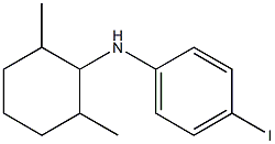 N-(2,6-dimethylcyclohexyl)-4-iodoaniline Struktur