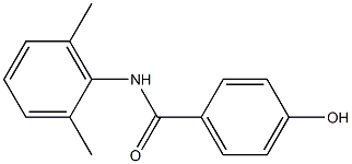 N-(2,6-dimethylphenyl)-4-hydroxybenzamide Struktur