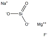 magnesium sodium fluoride silicate Struktur