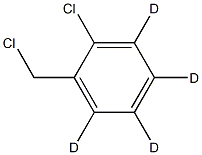 2-Chlorobenzyl-3,4,5,6-d4 Chloride Struktur