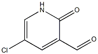 5-Chloro-2-oxo-1,2-dihydropyridine-3-carbaldehyde Struktur