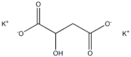 Potassium malate Struktur