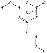 Cobalt(II) nitrate dihydrate Struktur