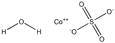 Cobalt(II) sulfate monohydrate Struktur