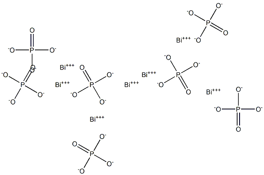 Heptabismuth phosphate Struktur