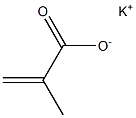 Potassium methacrylate Struktur