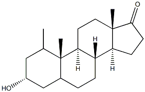 Methyl androsterone Struktur