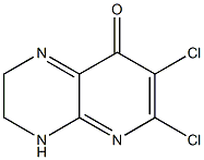 2,3-dihydro-6,7-dichloropyrido(2,3-b)pyrazine-8-oxide Struktur