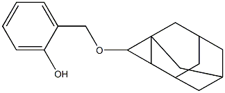 2-(3-(hydroxyphenyl)methoxymethylene)adamantane Struktur