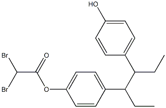 hexestrol dibromoacetate Struktur