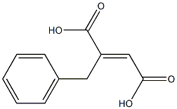 benzylfumaric acid Struktur