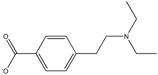 4-diethylaminoethylbenzoate Struktur