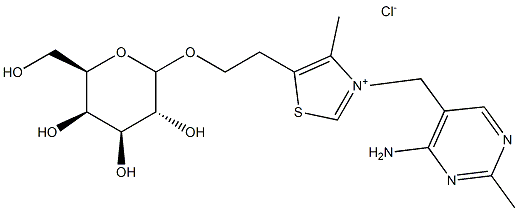 O-galactosylthiamine Struktur