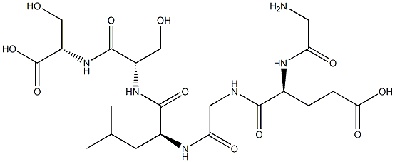 glycyl-glutamyl-glycyl-leucyl-seryl-serine Struktur