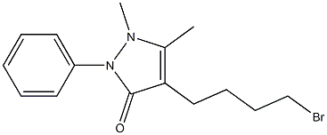 3-bromomethylpropyphenazone Struktur