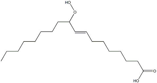 10-hydroperoxy-8-octadecenoic acid Struktur