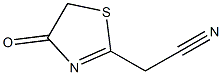 (1,3-Thiazolin-4-on-2-yl)acetonitrile96% Struktur