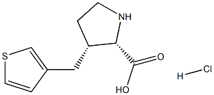 (R)-gamma-(3-Thienylmethyl)-L-proline hydrochloride Struktur