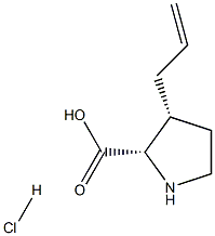 (R)-gamma-allyl-L-proline hydrochloride Struktur