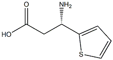 (S)-3-Amino-3-(2-thienyl)-propanoic acid Struktur