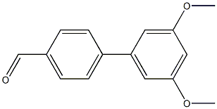 4-(3,5-Dimethoxyphenyl)benzaldehyde Struktur