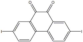 2,7-diiodophenanthrene-9,10-dione Struktur