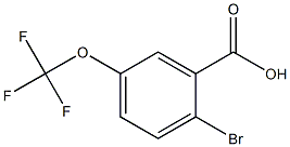 2-Bromo-5-(trifluoromethoxy)benzoic acid Struktur