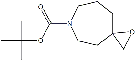 1-Oxa-6-aza-spiro[2.6]nonane-6-carboxylic acid tert-butyl ester Struktur