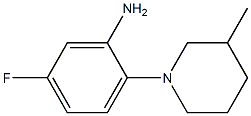 5-Fluoro-2-(3-methylpiperidin-1-yl)aniline Struktur