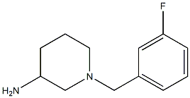 1-(3-fluorobenzyl)piperidin-3-amine Struktur