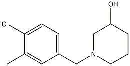 1-(4-chloro-3-methylbenzyl)piperidin-3-ol Struktur