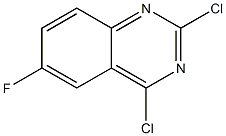 2,4-dichloro-6-fluoroquinazoline Struktur