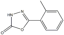 5-(2-methylphenyl)-1,3,4-oxadiazol-2(3H)-one Struktur