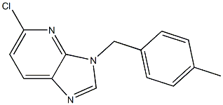 5-chloro-3-(4-methylbenzyl)-3H-imidazo[4,5-b]pyridine Struktur