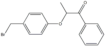 Bromo-4-Benzyloxy Propiophenone Struktur