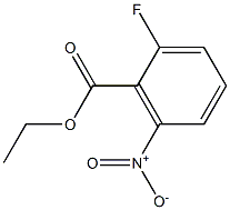 2-FLUORO-6-NITROBENZOIC ACID ETHYL ESTER Struktur