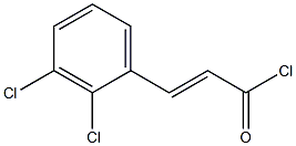 3-(2,3-DICHLOROPHENYL)-2-PROPENOYLCHLORIDE Struktur