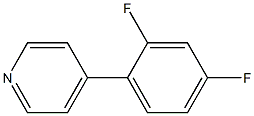 4-(2,4-DIFLUOROPHENYL)PYRIDINE, 95+% Struktur