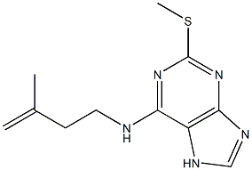 2-METHYLTHIO-N6-ISOPENTENYLADENINE 98% (HPLC) Struktur