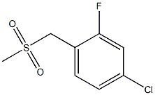 4-CHLORO-2-FLUOROBENZYLMETHYLSULFONE 97% Struktur