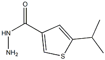 5-ISOPROPYLTHIOPHENE-3-CARBOHYDRAZIDE Struktur