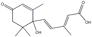 ()-TRANS,TRANS-ABSCISIC ACID 98% (HPLC) Struktur